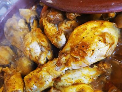 Tajine di pollo e peperoni